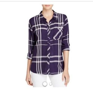 Rails Plaid Flannel Long Sleeve Button Down Shirt Size Small
